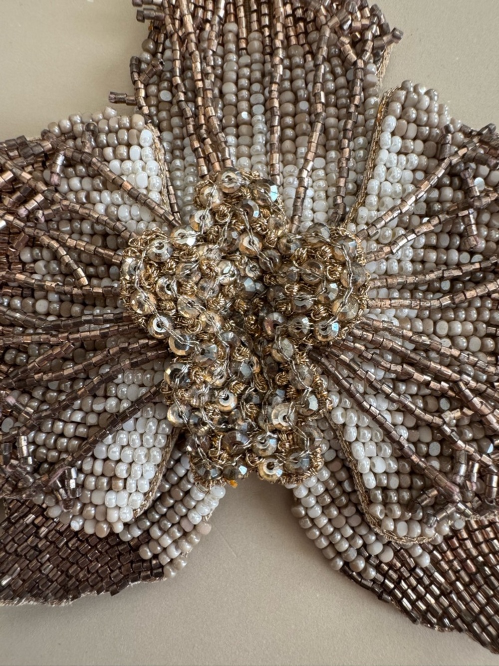 Deepa Gurnani Catarina Swarovski Crystal Earrings in Bronze $450 Retail NWT - Picture 8 of 9